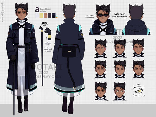Doctor a (OC) main reference sheet
