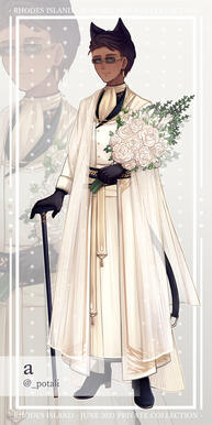 Doctor a (OC) fullbody art for Rhodes June Bride Collab Project