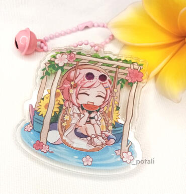 Summer Goldenglow Acrylic Charm - 2023 Summer Goldenglow Acrylic Charm - 2023
