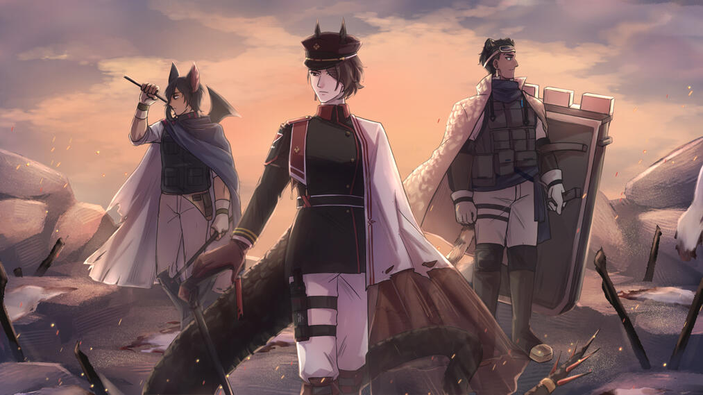(2025) Personal Project // Illustration for Through Storm and Strife Collaboration